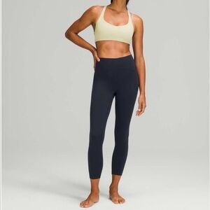 Lululemon InStill HR Tight 25" True Navy High Rise Leggings Athleisure Size 4
